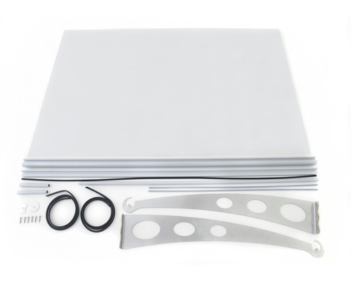 Súprava markízy s doskou, lištami, držiakmi a upevňovacím materiálom