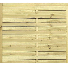 Drevený plot Solid lamelový 100x180 cm prírodný impregnovaný-thumb-1