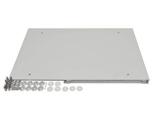 Kovová doska stola so skrutkami a podložkami