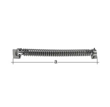 Kovová dverová zatváracia pružina s napínačom a rozmermi