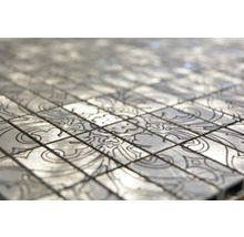 Hliníková mozaika ALF C101D STRIEBORNÁ 30x30 cm-thumb-2