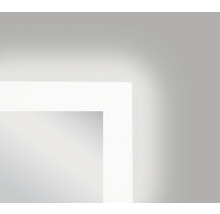 Zrkadlo do kúpeľne DSK LED Silver Venus 100x70 cm