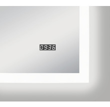 Zrkadlo do kúpeľne DSK LED Silver Venus 100x70 cm