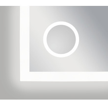 Zrkadlo do kúpeľne DSK LED Silver Venus 100x70 cm