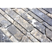 Mozaika z prírodného kameňa MOS Brick 285 27,5x30 cm hnedá-thumb-2