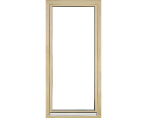 Drevený rám okna s hliníkovým okenným parapetom