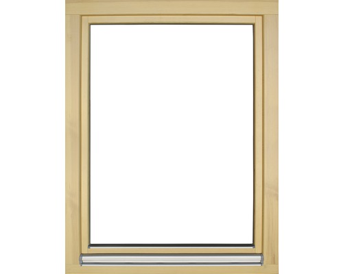 Drevený rám okna s hliníkovým parapetom