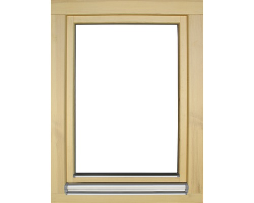 Drevený rám okna s vodiacou lištou pre rolety