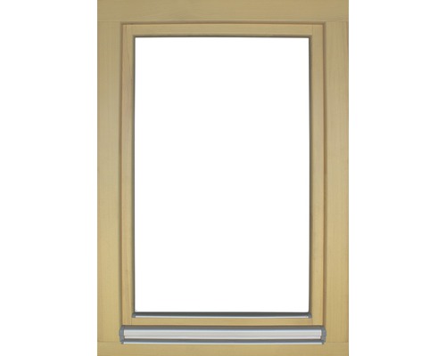 Drevený okenný rám s integrovanou sieťou proti hmyzu