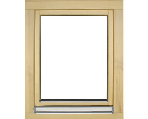 Drevený rám okna s vodiacou lištou pre rolety