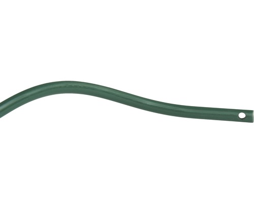 Ohnutá kovová rúrka s otvorom