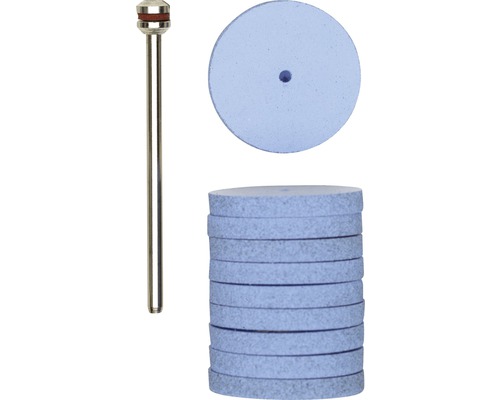 Sada brúsnych kotúčov s tŕňom na brúsenie