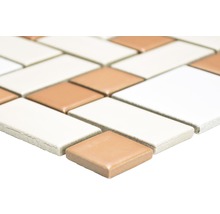 Keramická mozaika BS 119 biela/béžová/terakota 31,5 x 32 cm-thumb-1