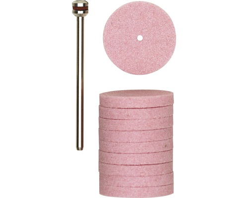 Sada brúsnych kotúčov s tŕňom pre rotačné nástroje