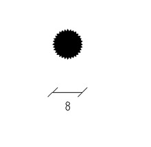 Symbol pre tvrdosť 8
