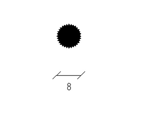 Symbol pre tvrdosť 8