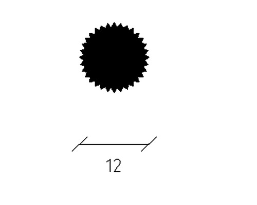 Symbol pre veľkosť 12 jednotiek
