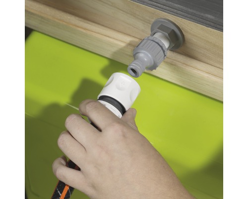 Pripojenie záhradnej hadice k zavlažovaciemu systému