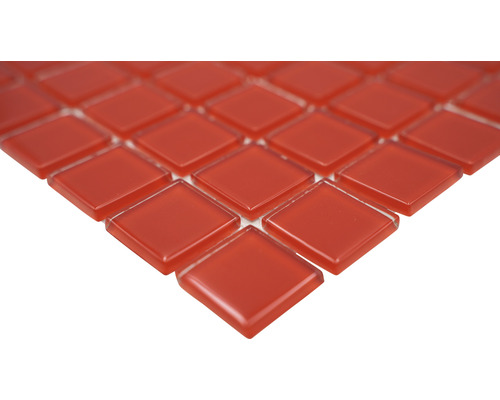 Štvorcové sklenené mozaikové dlaždice, lesklé, pre interiér