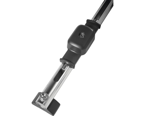 Detail nastaviteľná kovová rúrka s upevňovacími prvkami