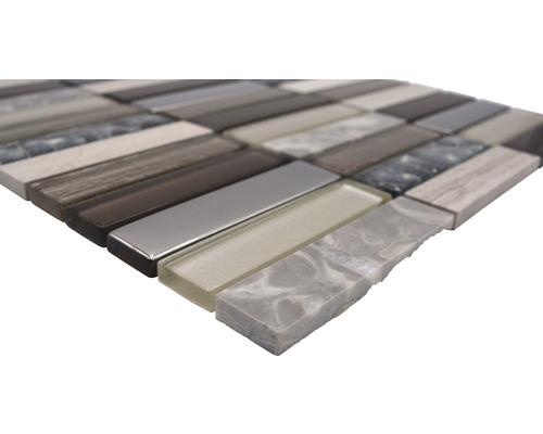 Mozaika z prírodného kameňa a skla