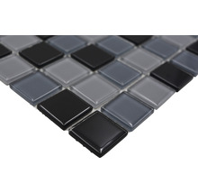 Sklenená mozaika CM 4999 mix čierna 30,5x32,5 cm-thumb-1