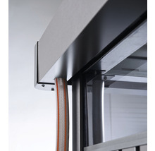 Plechový záhradný domček Biohort HighLine HS 134x254 cm sivý kremeň metalický-thumb-6 Plechový záhradný domček Biohort HighLine HS 134x254 cm sivý kremeň metalický-thumb-6