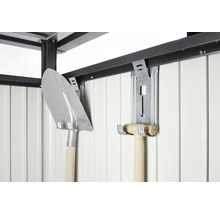 Plechový záhradný domček Biohort HighLine HS 134x254 cm sivý kremeň metalický-thumb-9 Plechový záhradný domček Biohort HighLine HS 134x254 cm sivý kremeň metalický-thumb-9