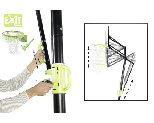 Basketbalový kôš s nastaviteľnou výškou