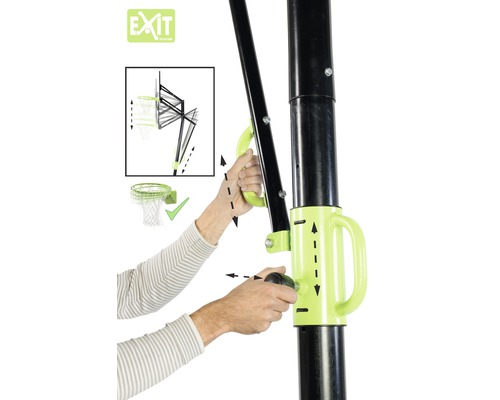 Nastavenie výšky basketbalového koša