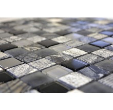Sklenená mozaika s prírodným kameňom XCM HQ24 MIX VIACFAREBNÁ 30x30 cm-thumb-4