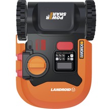 Pohľad zhora na robotickú kosačku Worx Landroid M