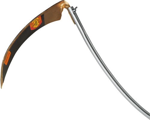 Kosa s kovovou násadou na kosenie trávy a obilia