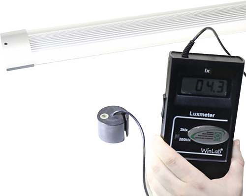 Žiarivka s luxmetrom na meranie intenzity svetla