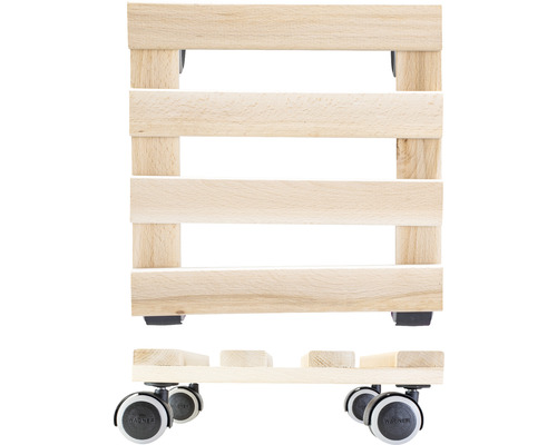 Drevená podložka s kolieskami