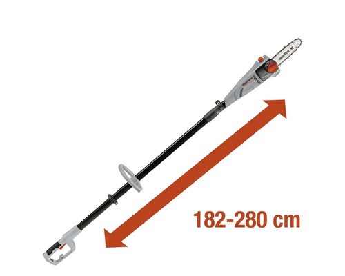 Vyvetvovacia píla s dĺžkou 182 až 280 cm