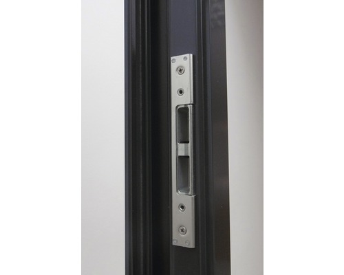 Kovová západka zámku dverí na dverách