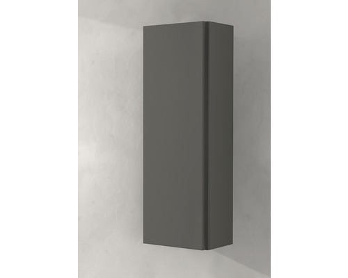 Sivá kúpeľňová závesná skrinka