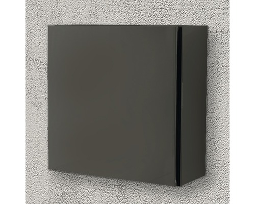 Sivá poštová schránka na montáž na stenu