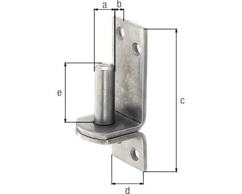 Kovový záves dverí s rozmermi