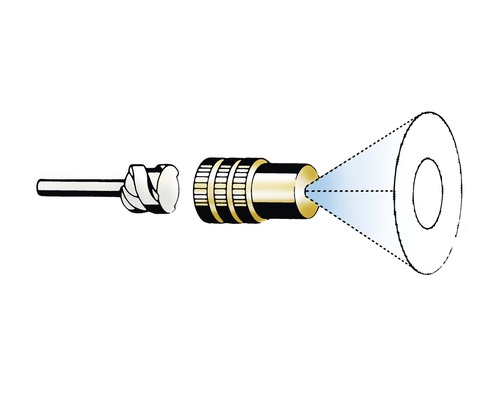 Grafické znázornenie kužeľového vrtáka