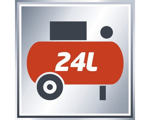Symbol pre 24-litrový kompresor