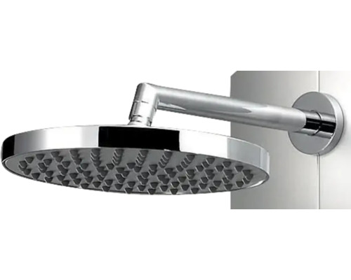 Okrúhla sprchová hlavica z kovu