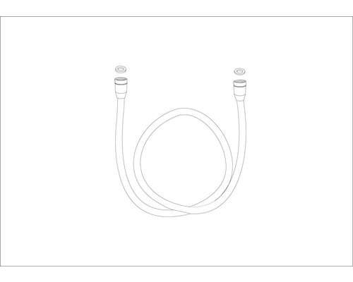 Sprchová hadica s tesneniami