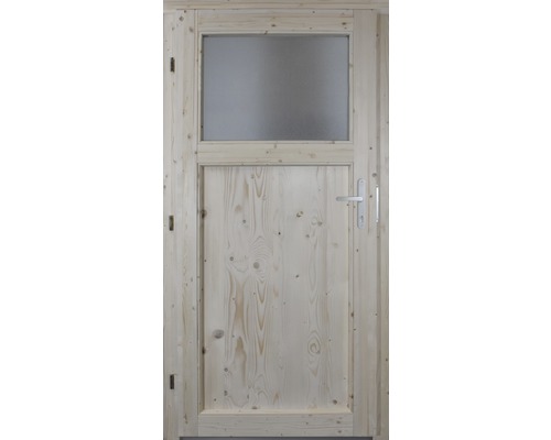 Drevené dvere so sklenenou výplňou