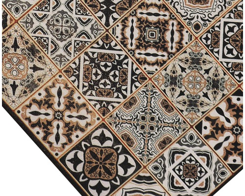 Podlahová krytina so vzorom dlaždíc