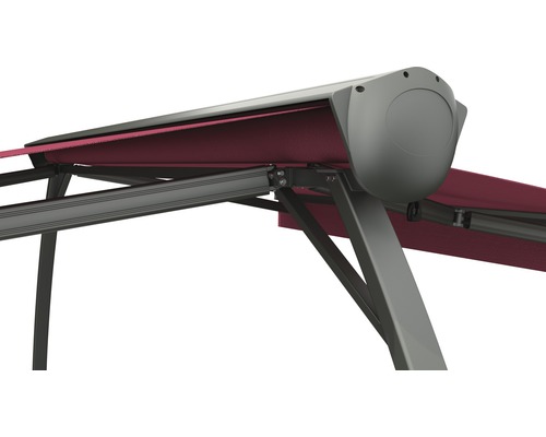 Detail markízy s rámom