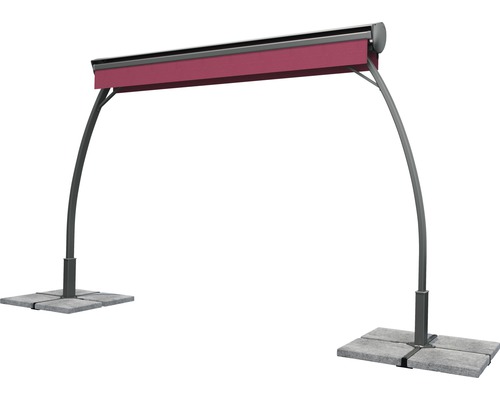 Voľne stojaca pergola s dvoma základmi