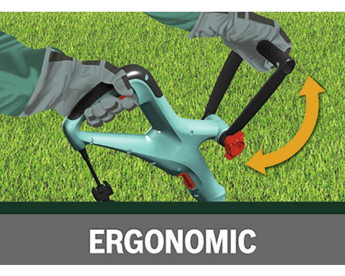 Záhradné náradie s ergonomickou rukoväťou na úpravu pôdy