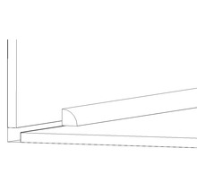 Ilustrácia rohového spoja pre stavebné projekty